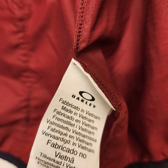 Oakley Elements Packable Jacket S Iron Red - Picture 7 of 8